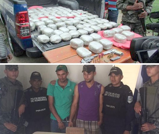 Decomisan Paquetes De Marihuana En Comayagua Y Un Kilo De Coca En