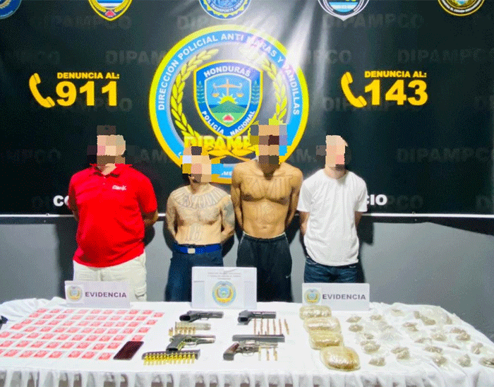 Capturan A Cuatro Supuestos Pandilleros Por Cobro De Extorsi N En Sps