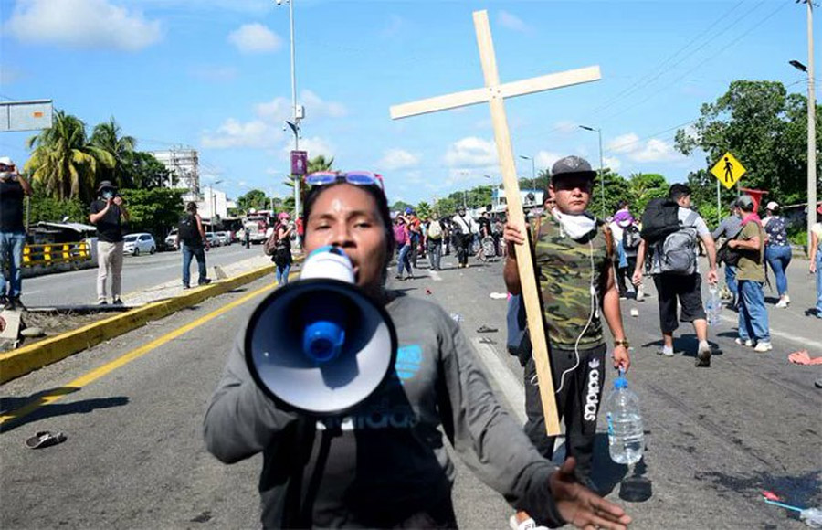 Migrantes Se Preparan En Sur De M Xico Para Salir En Viacrucis A La