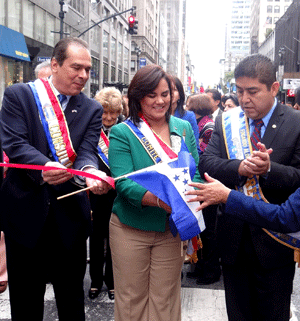 Primera Dama de Honduras encabeza como gran mariscal Desfile de la Hispanidad en Nueva York