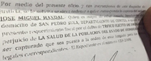 orden de captura