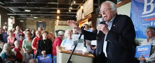 Sanders se jacta