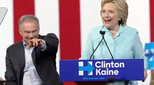 Clinton y Kaine