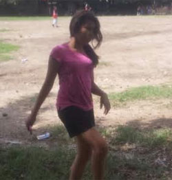 niña de 14 años