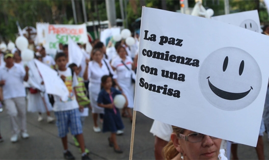 Pobladores de Altos de Loarque marchan por la paz - Proceso Digital