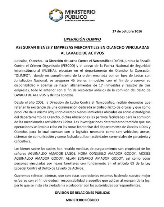 operacion olimpo comu
