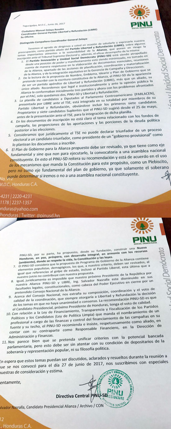 Nota PINUsd
