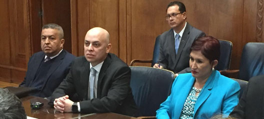 Oscar Chinchilla y Thelma Aldana