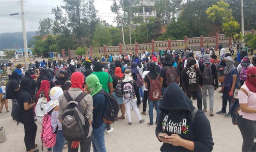 protestas UNAH