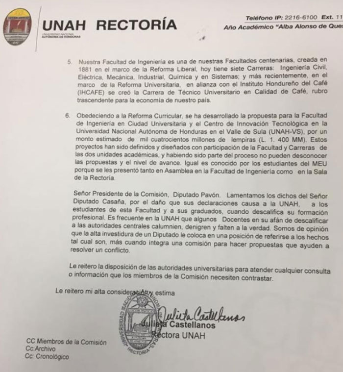 Comunicado UNAH2