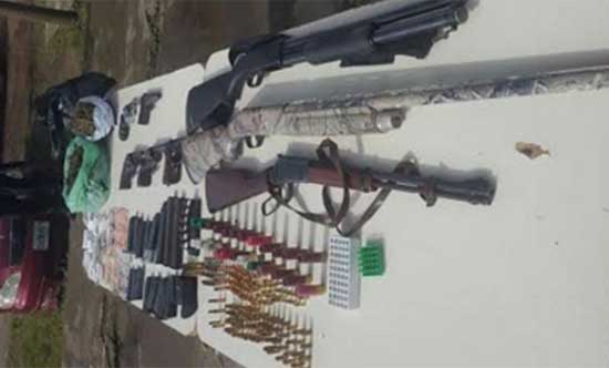armas capturados