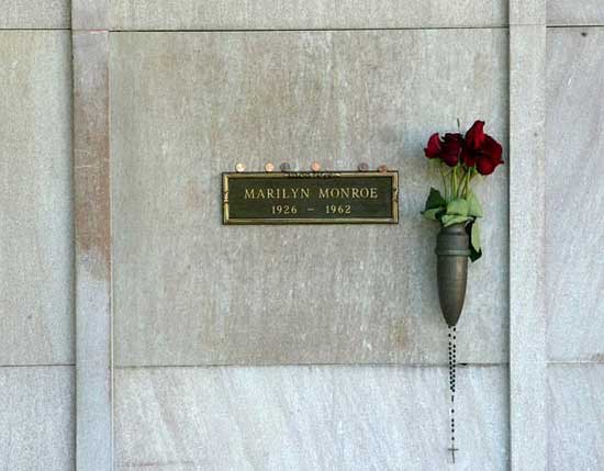 tumba de marilyn Monroe