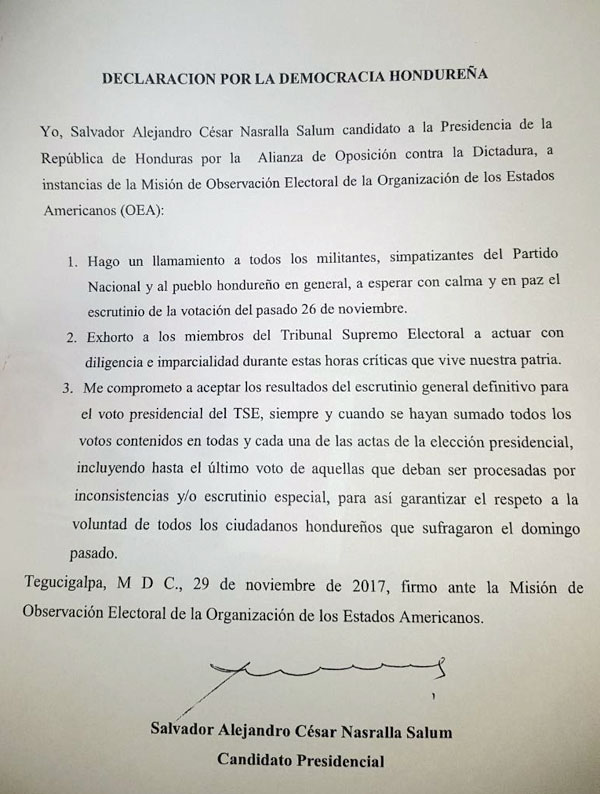 Carta Alianza