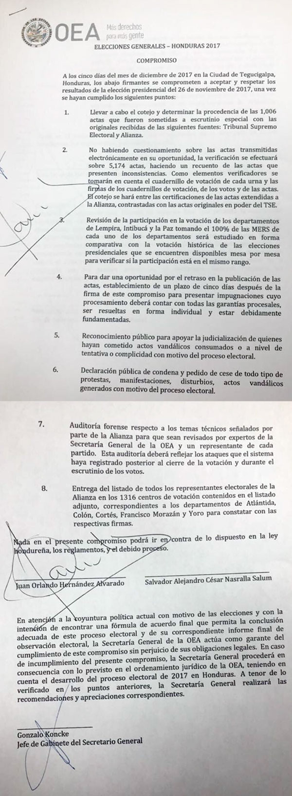 acuerdo OEA