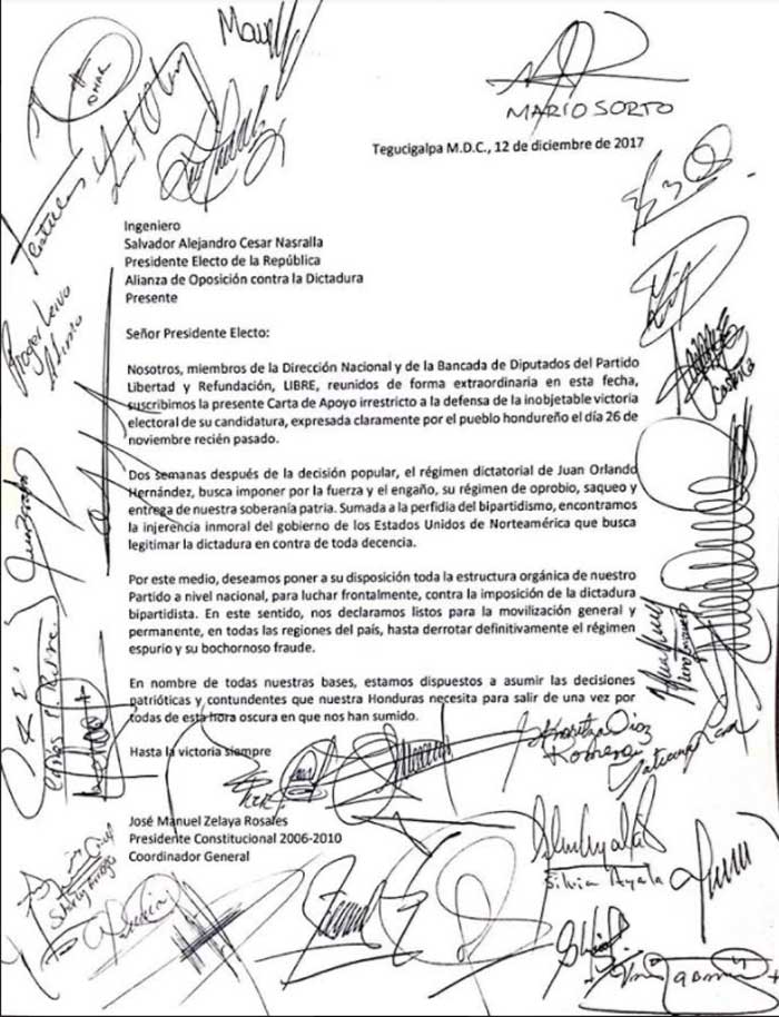 comunicado Libre2
