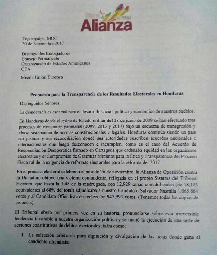 comunicado1 Alianza