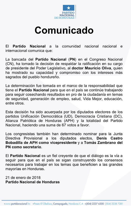 PN comunicado