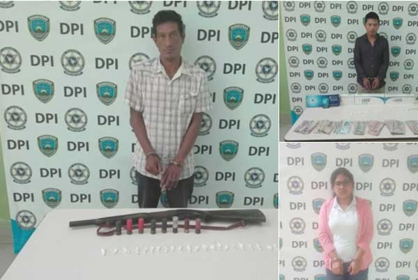 DPI captura a tres personas por distintos delitos en el occidente de Honduras
