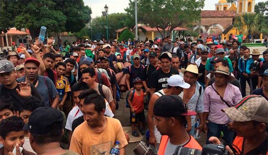 caravana migrantes