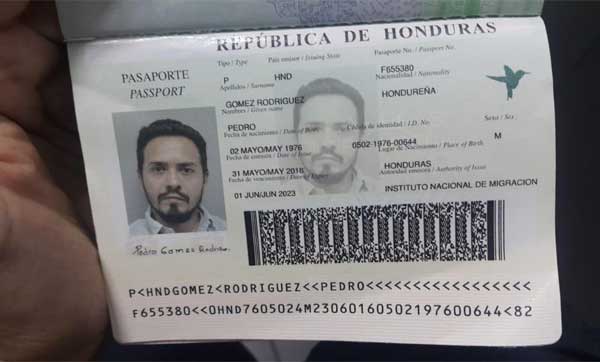 Pasaporte falso