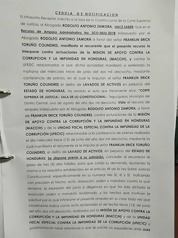recurso amparo