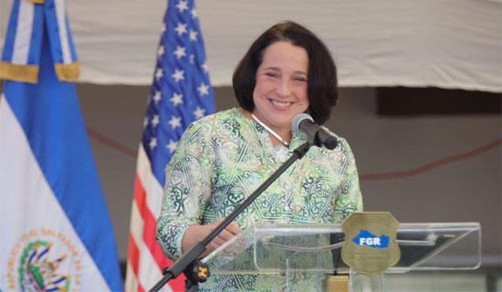Embajadora de EEUU en El Salvador