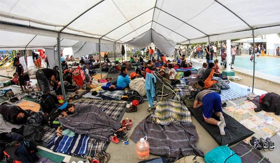 migrantes carpa