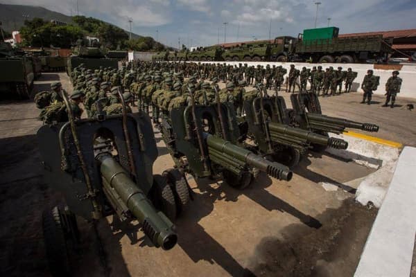 Fuerzas Armadas Nacionales Bolivarias de Venezuela. EFE
