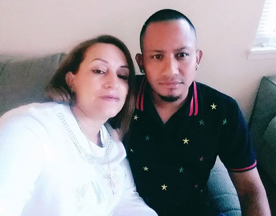 Nahuma Rodriguez junto a Irma Leticia