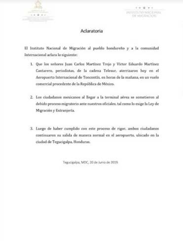 aclaratoria