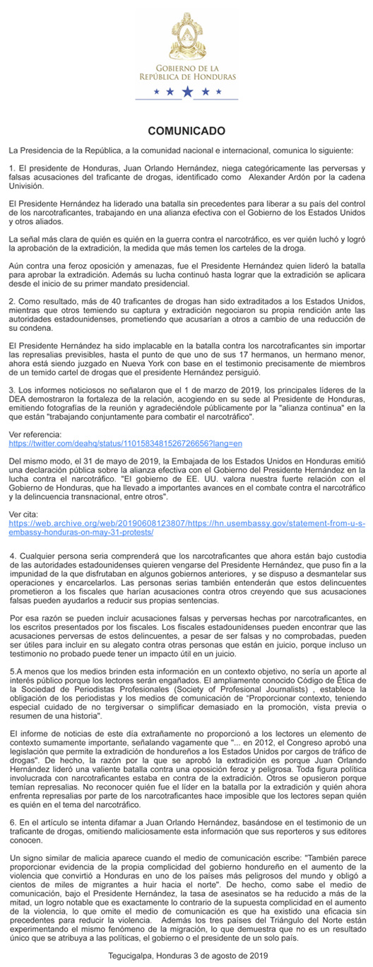 comunicado GB