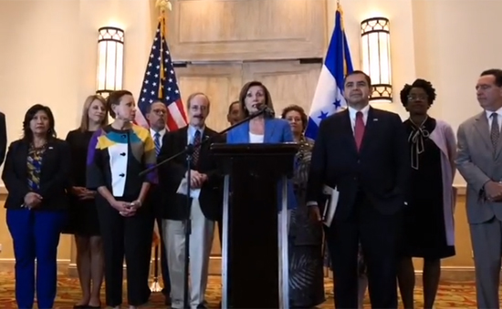 pelosi honduras