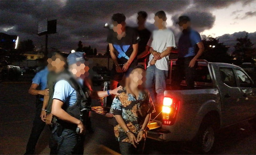 detenidos pandilla Com