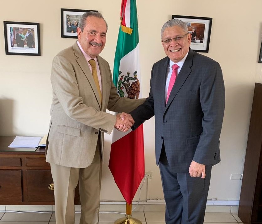 Coordinación de partido Nueva Ruta se reúne con embajador de México en