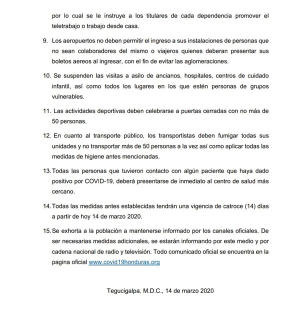 suspension eventos 1