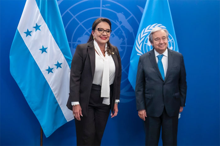 Presidenta Castro y ONU acuerdan acelerar instalación de la CICIH en Honduras | Proceso Digital