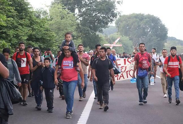 Muere hondure o en la caravana migrante del sur de M xico y desata