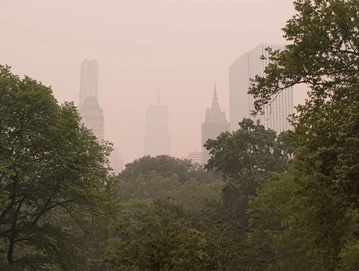 El Humo De Los Incendios De Canadá Vuelve A Asfixiar Ciudades Como