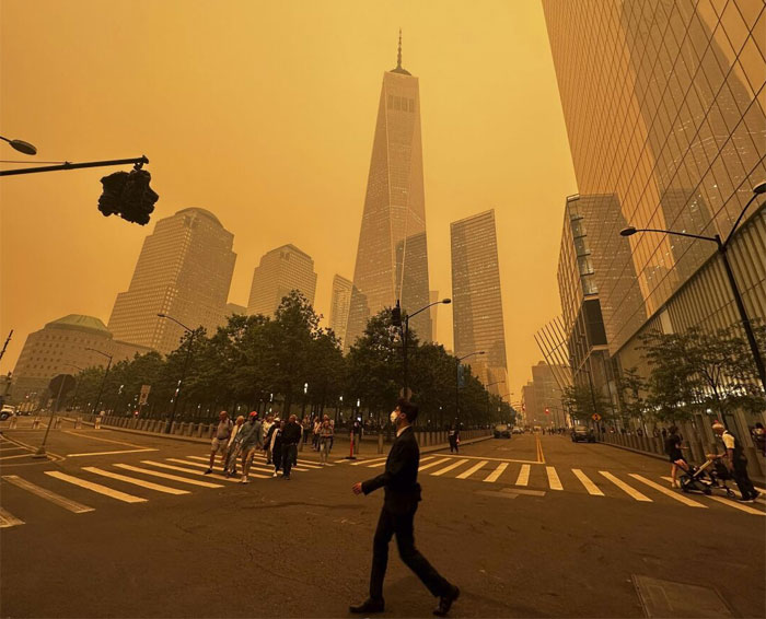 Fuegos artificiales del 4 de julio contaminaron Nueva York tanto como  incendios de Canadá