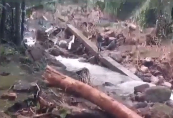 Unos 30 mil habitantes sin agua potable por colapso de represa en