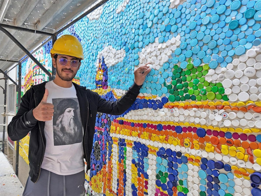 El artista venezolano Oscar Olivares compone en Italia un enorme ‘eco ...