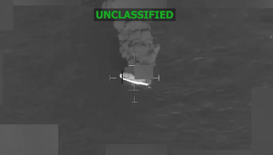 Fuerzas de EEUU destruyen lancha de narcotraficantes y matan a 4 personas en el Pacífico