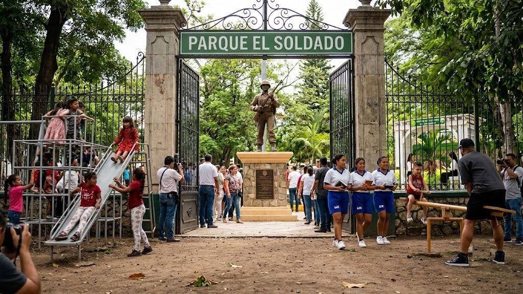 El Parque El Soldado renace como museo al aire libre y espacio comunitario en Comayagüela